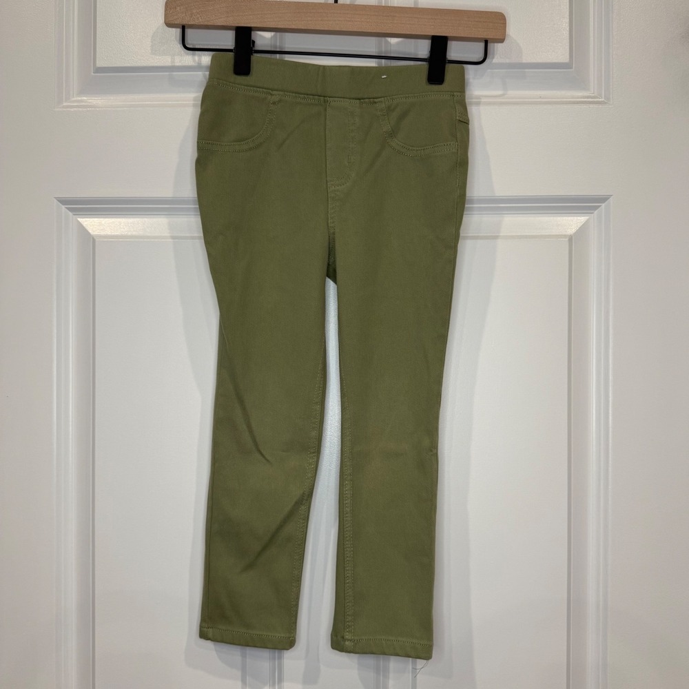 Garanimals Kids Olive Green Pull On Pants Elastic Waist Size 5T